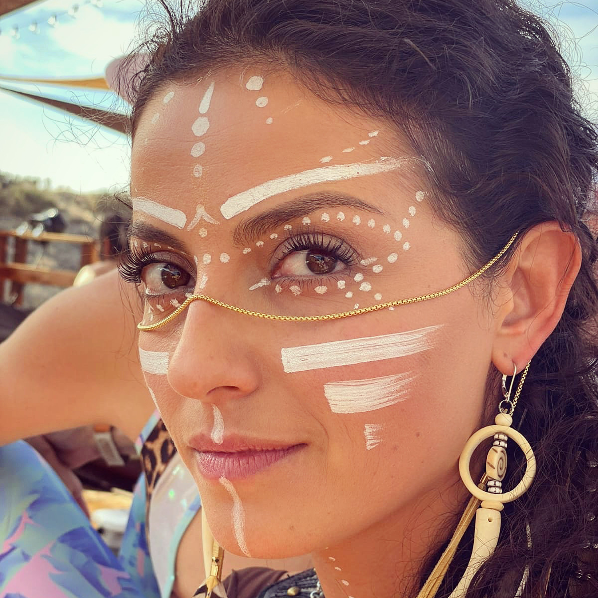 Face Chain ⎱ Ray of Sunshine | 14K Yellow Gold Filled