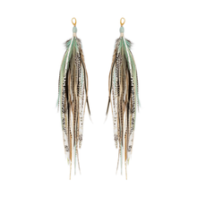 Load image into Gallery viewer, Earrings ⎱ Long | Rooster, Emu