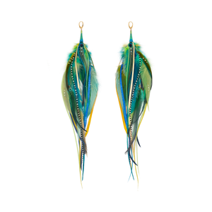 Earrings ⎱ Long | Rooster, Peacock, Emu, Jungle Cock