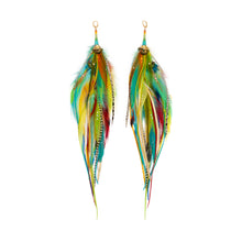 Load image into Gallery viewer, Earrings ⎱Long | Rooster, Emu, Peacock