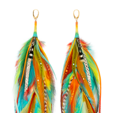 Load image into Gallery viewer, Earrings ⎱ Long | Rooster, Emu, Jungle Cock