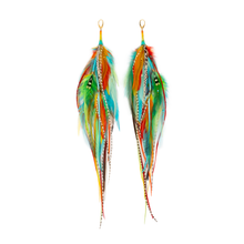 Load image into Gallery viewer, Earrings ⎱ Long | Rooster, Emu, Jungle Cock