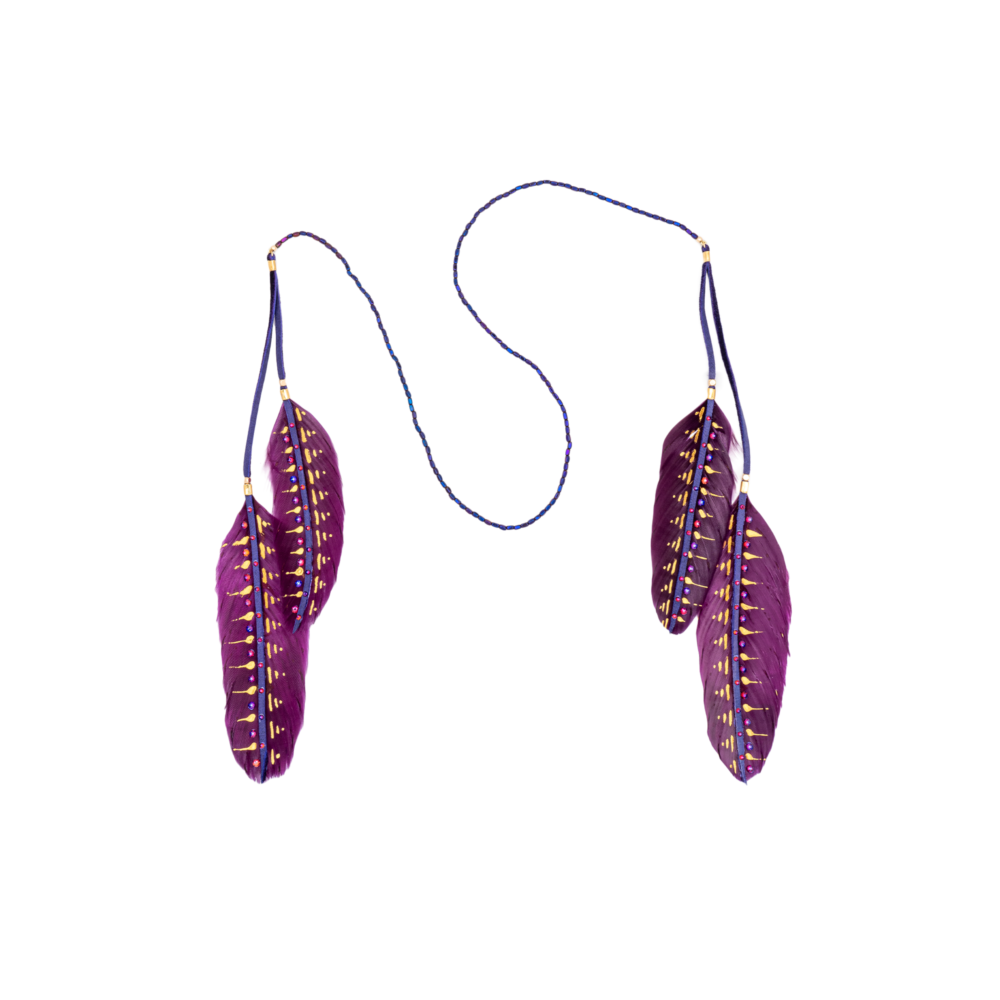 Face Chain  | Purple Hematite