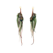 Load image into Gallery viewer, Earrings ⎱ Long | Rooster, Pheasant, Duck, Jungle Cock