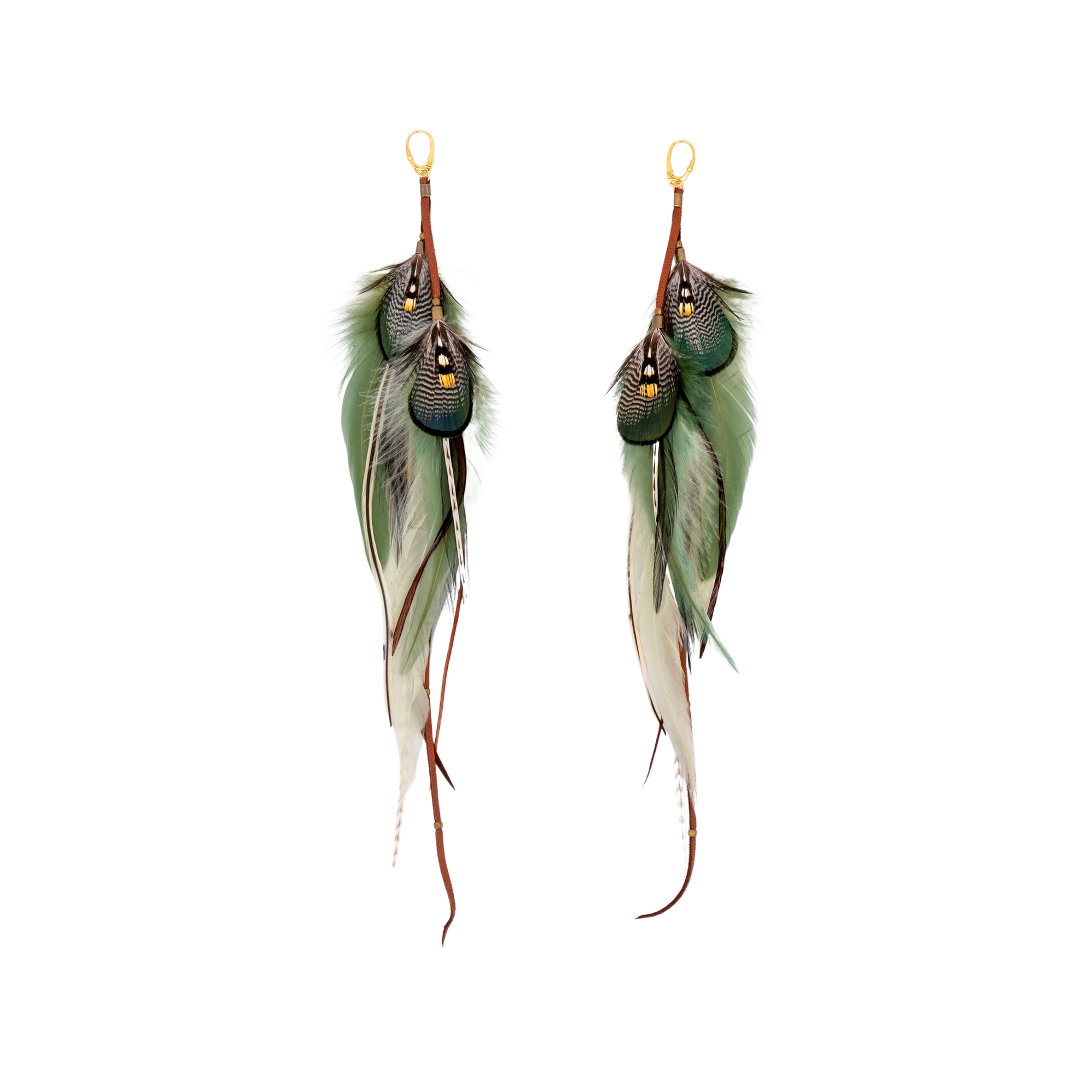 Earrings ⎱ Long | Rooster, Pheasant, Duck, Jungle Cock
