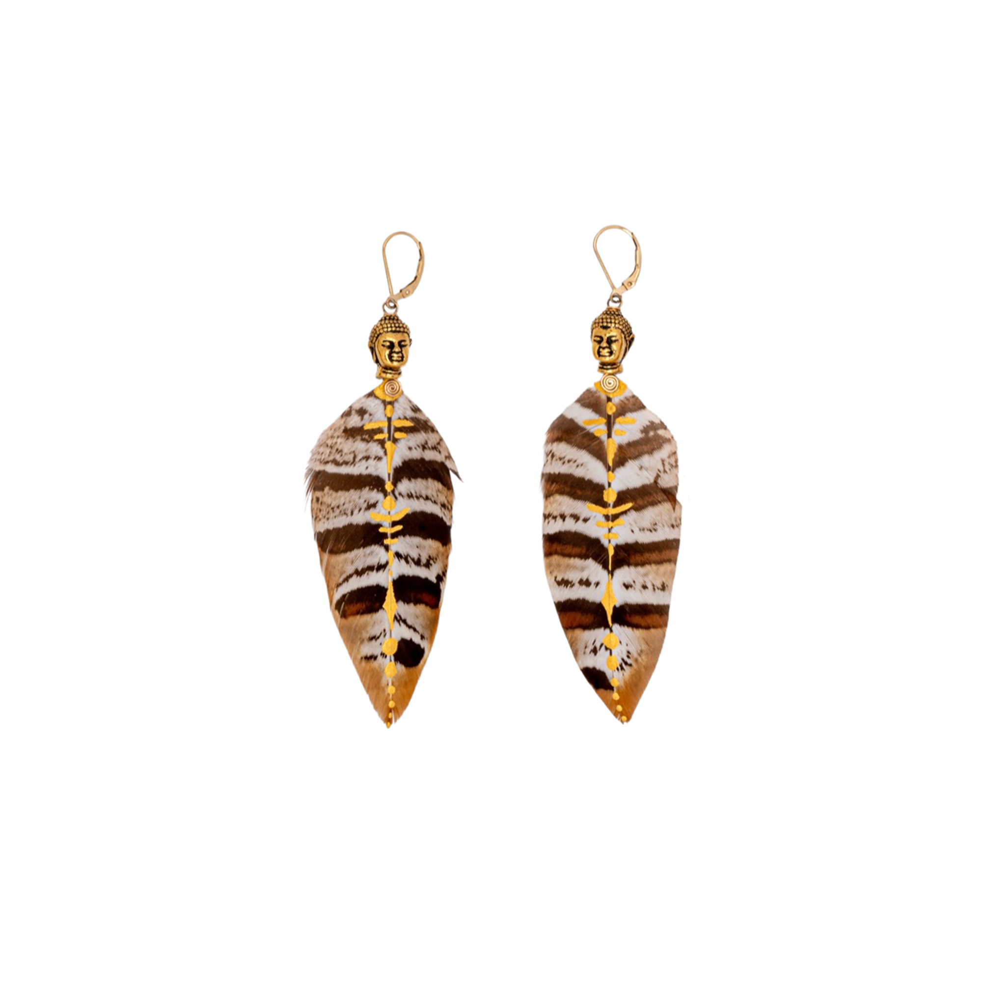 Earrings ⎱Short | Pheasant