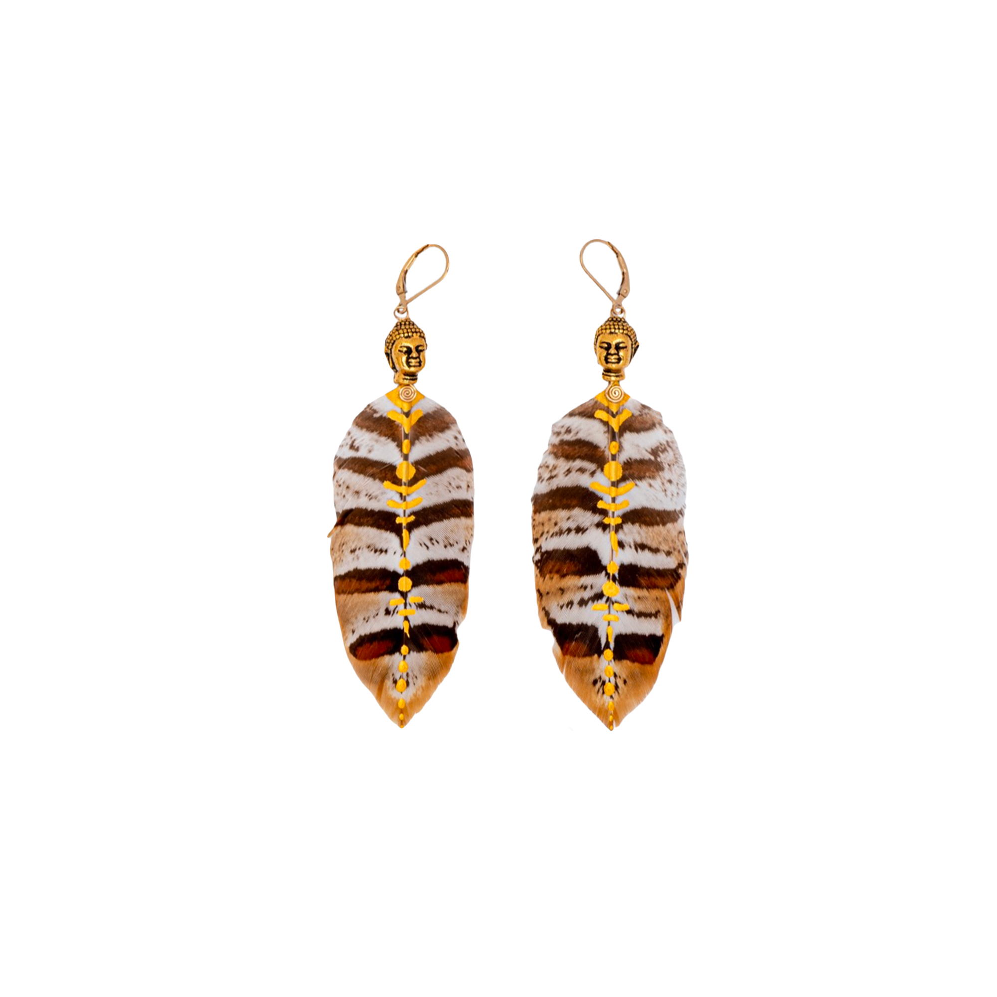 Earrings ⎱Short | Pheasant