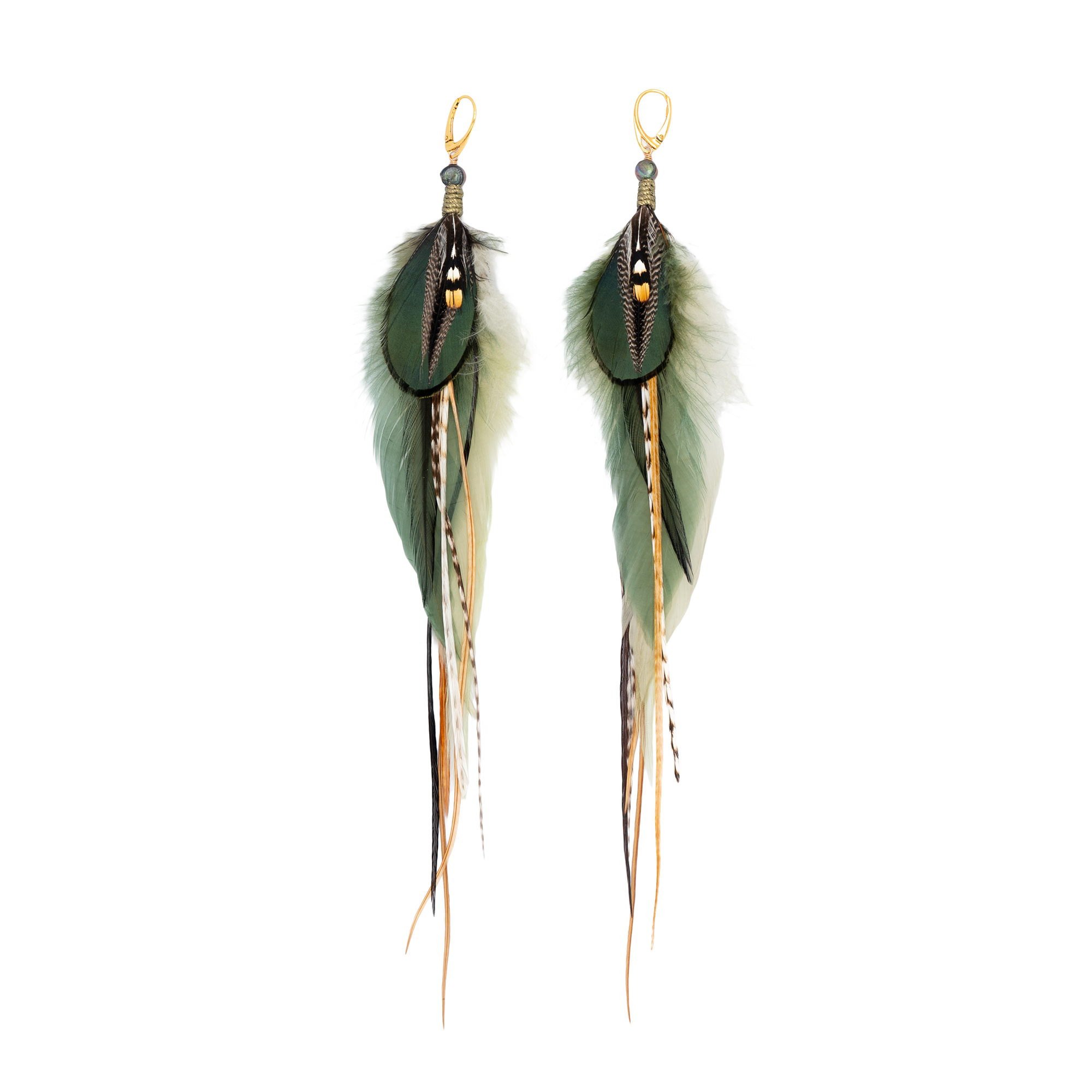 Earrings ⎱ Medium | Rooster, Pheasant, Duck, Jungle Cock