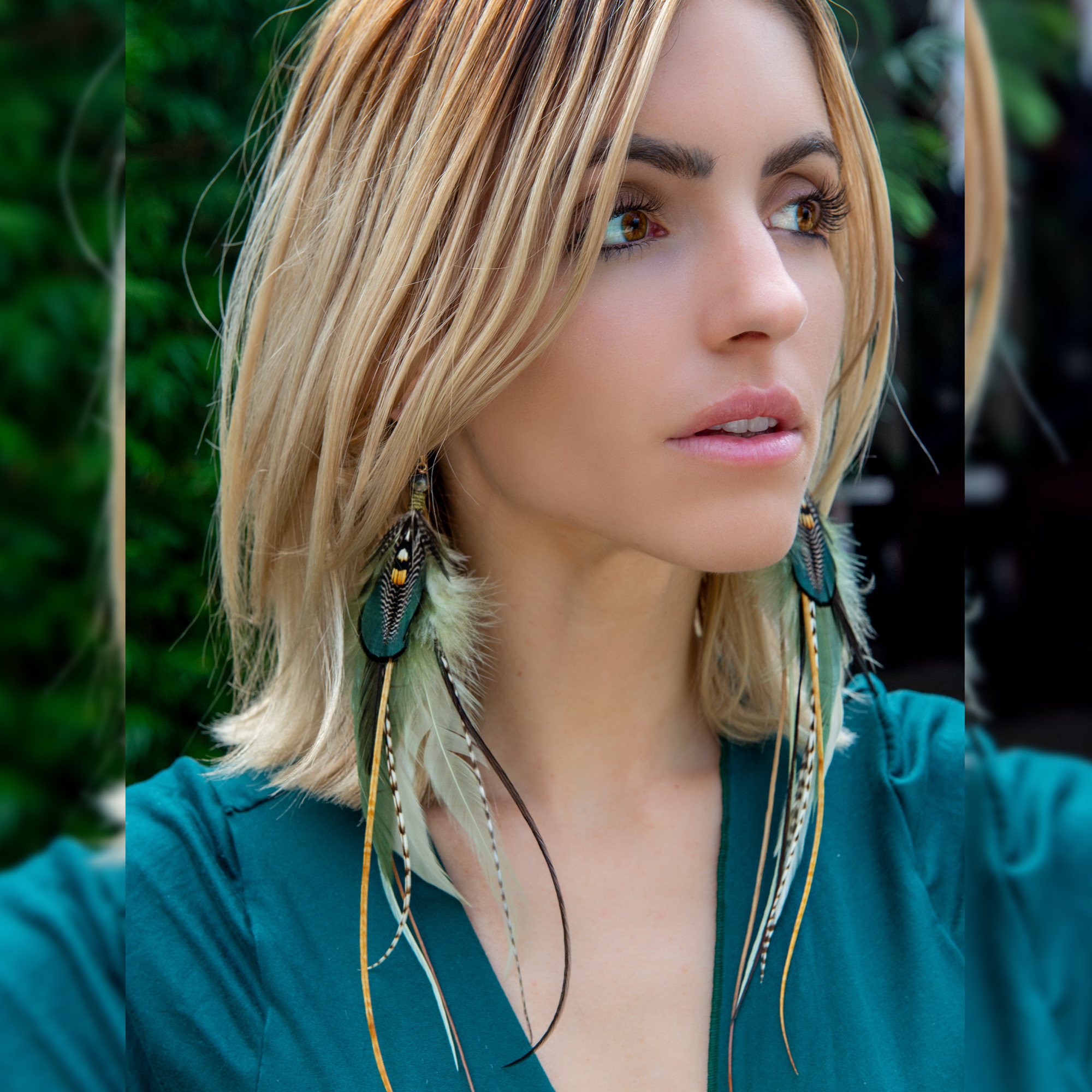 Earrings ⎱ Medium | Rooster, Pheasant, Duck, Jungle Cock