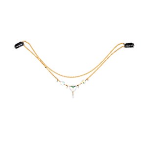 Theia | Aurora Borealis Swarovski Crystals, 14K Gold Filled Boho Chain